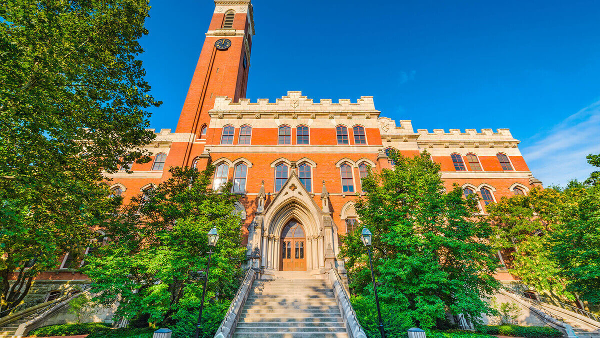 Beautiful view of Vanderbilt University Campus